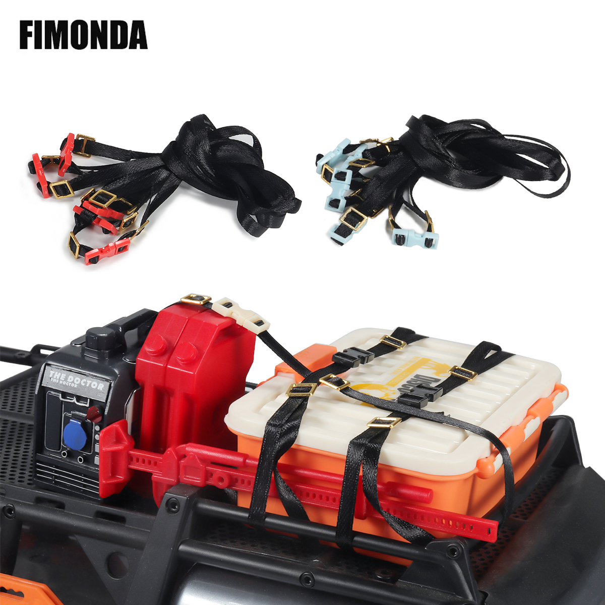 Drone Rc Car - 5Pcs Scale Luggage Rope Roof Rack