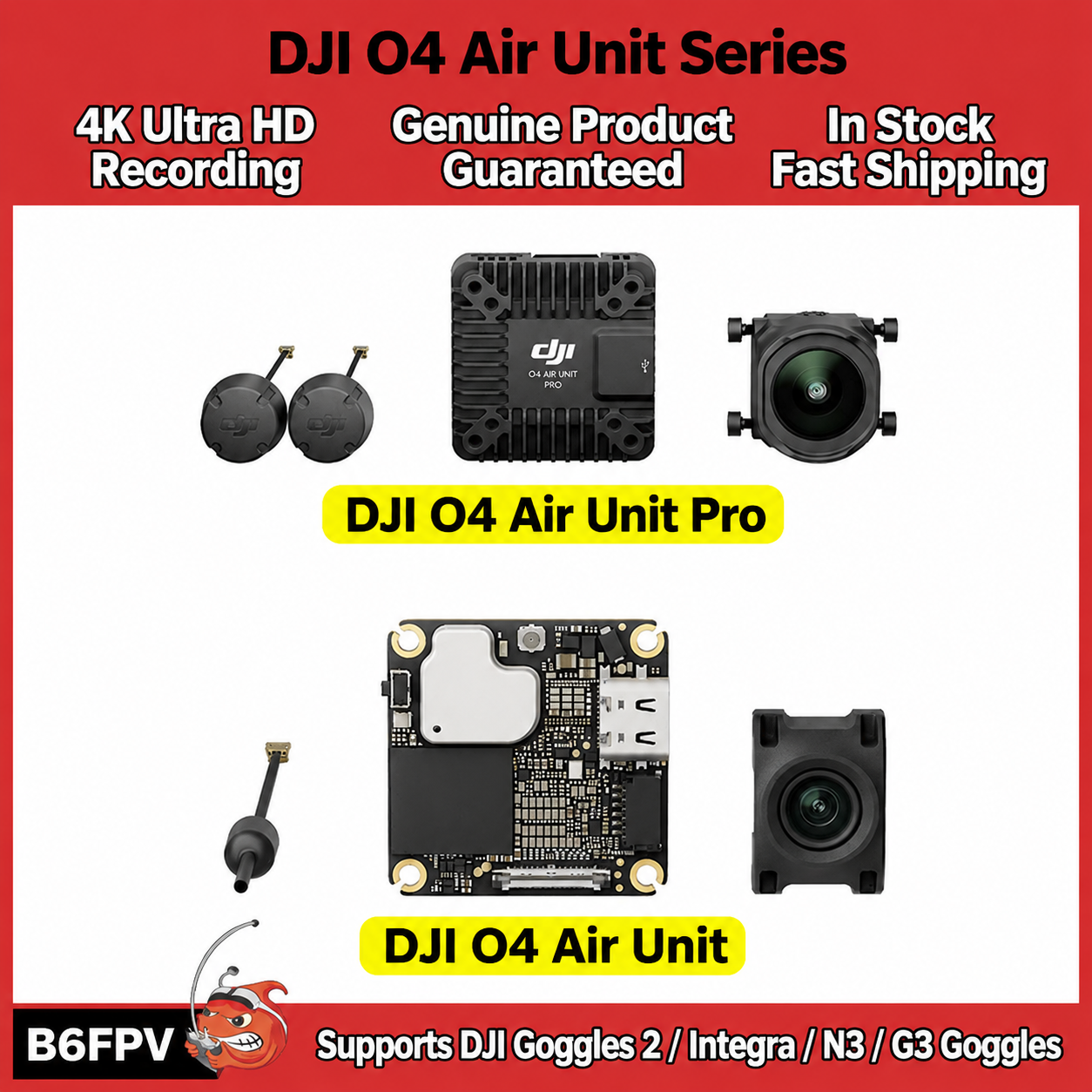 Drone With Rc Controller - DJI O4 Air Unit Series Flagship