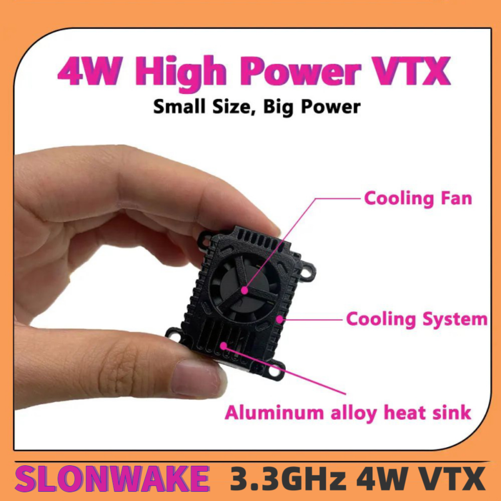 SLONWAKE FPV 3.3G 16CH 4000mW  - Drone Rc Car ulasan dan harga