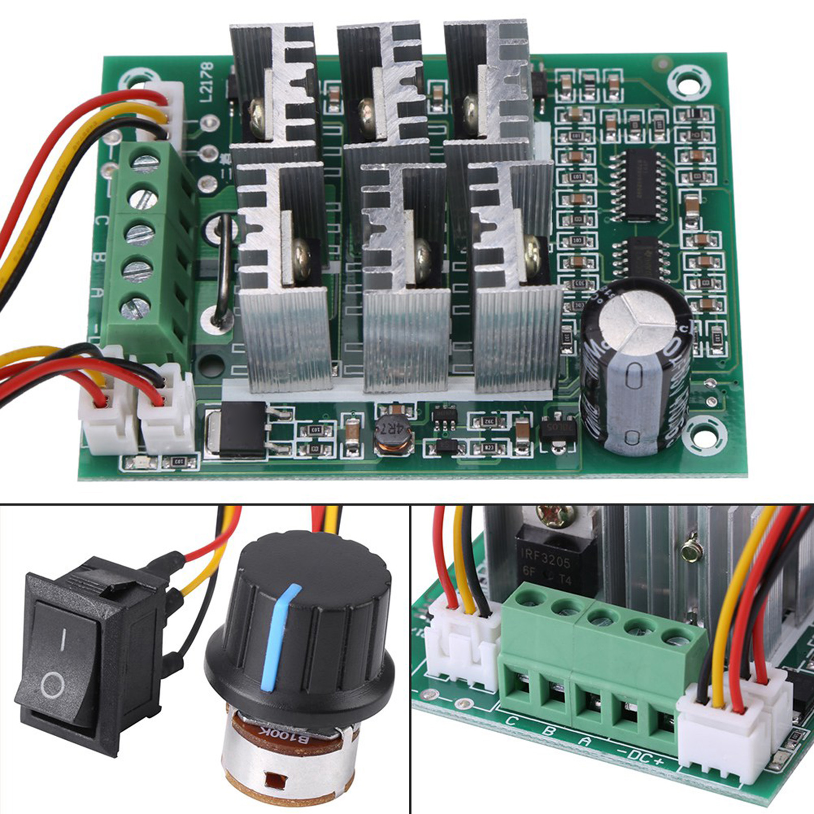 Motor Speed Switch DC 5V‑36V 1 - Brushless Motor ulasan dan harga