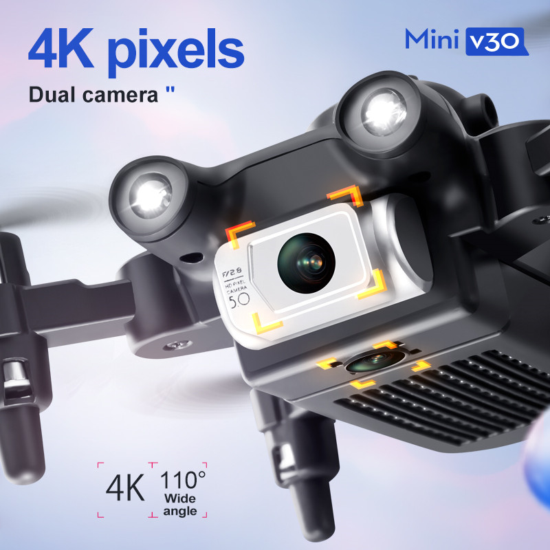 Mini V30 WiFi FPV Drone With 4 - Drone Vera Rc ulasan dan harga