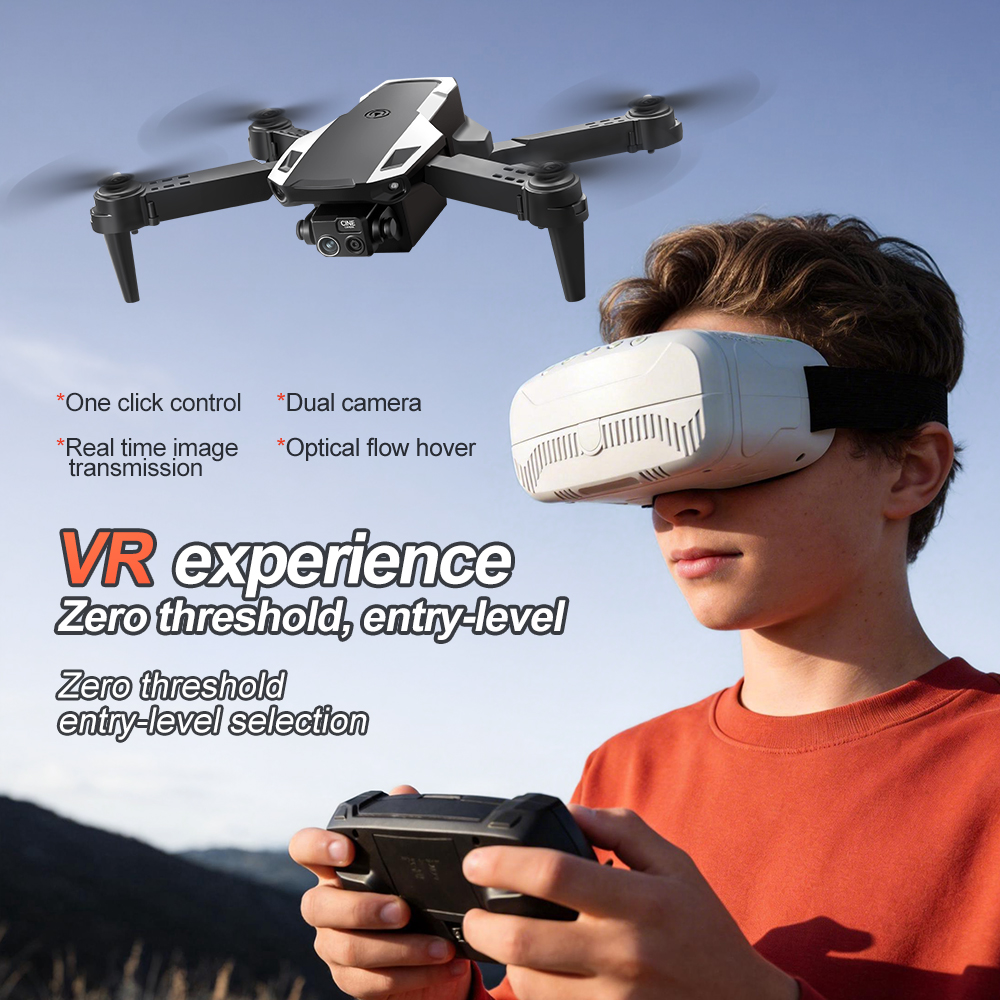 Foldable M1 VR Mini Drone RC Q - Drone Vera Rc ulasan dan harga