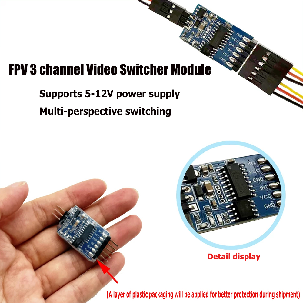 5.8G 3 Channel Video Switcher  - Drone With Rc Controller ulasan dan harga