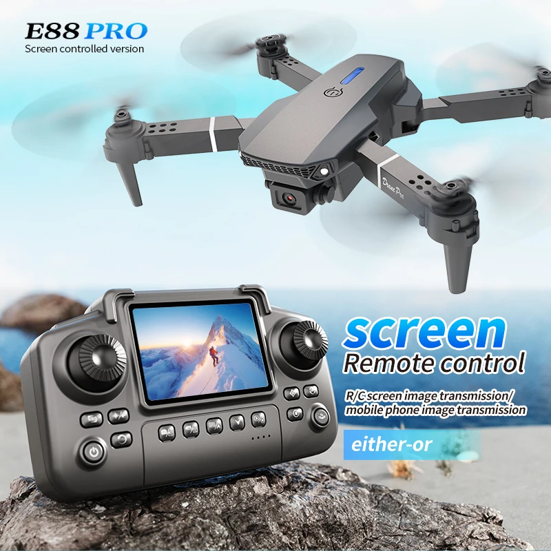 Professional E88 PRO Drone wit - Drone Vera Rc ulasan dan harga