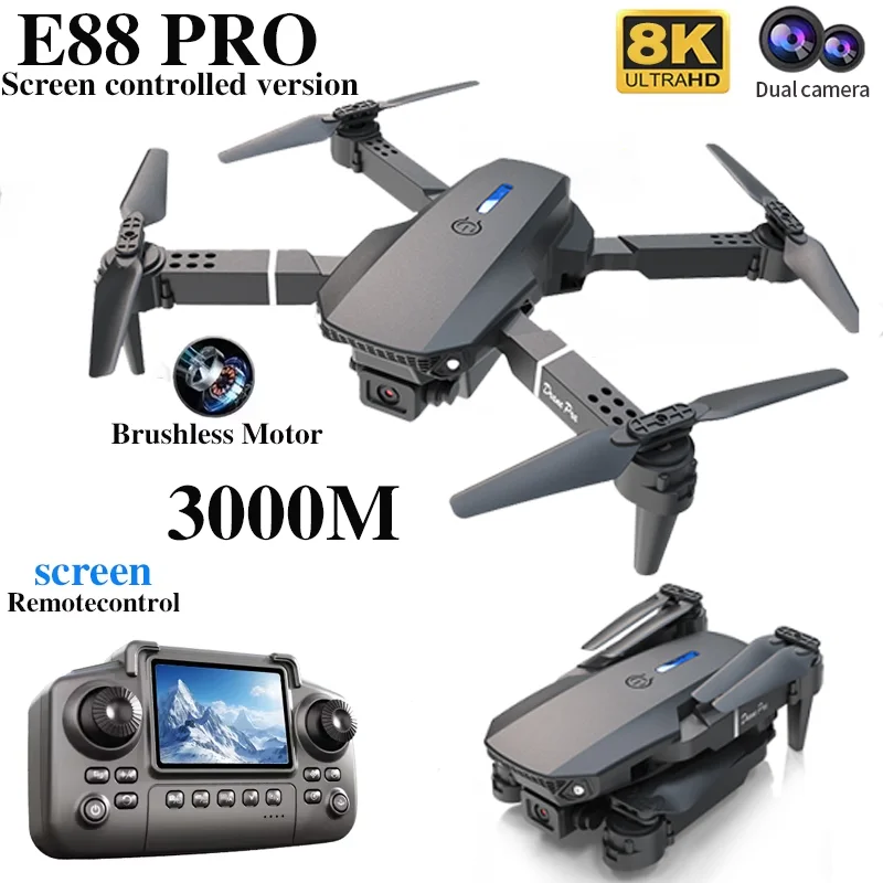 Professional E88 PRO Drone wit - Drone Vera Rc ulasan dan harga