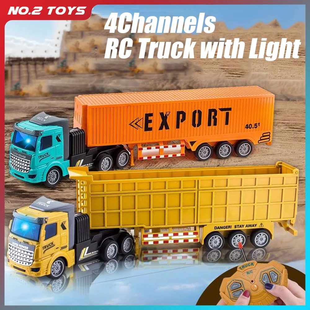 1/48 RC Container Truck Toy Ki - Drone Vera Rc ulasan dan harga