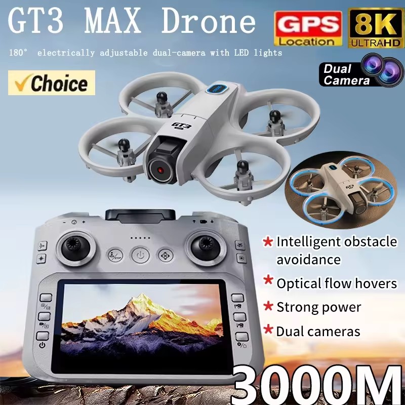 2026 GT3Max HD 8K RC Drone wit - Drone Vera Rc ulasan dan harga