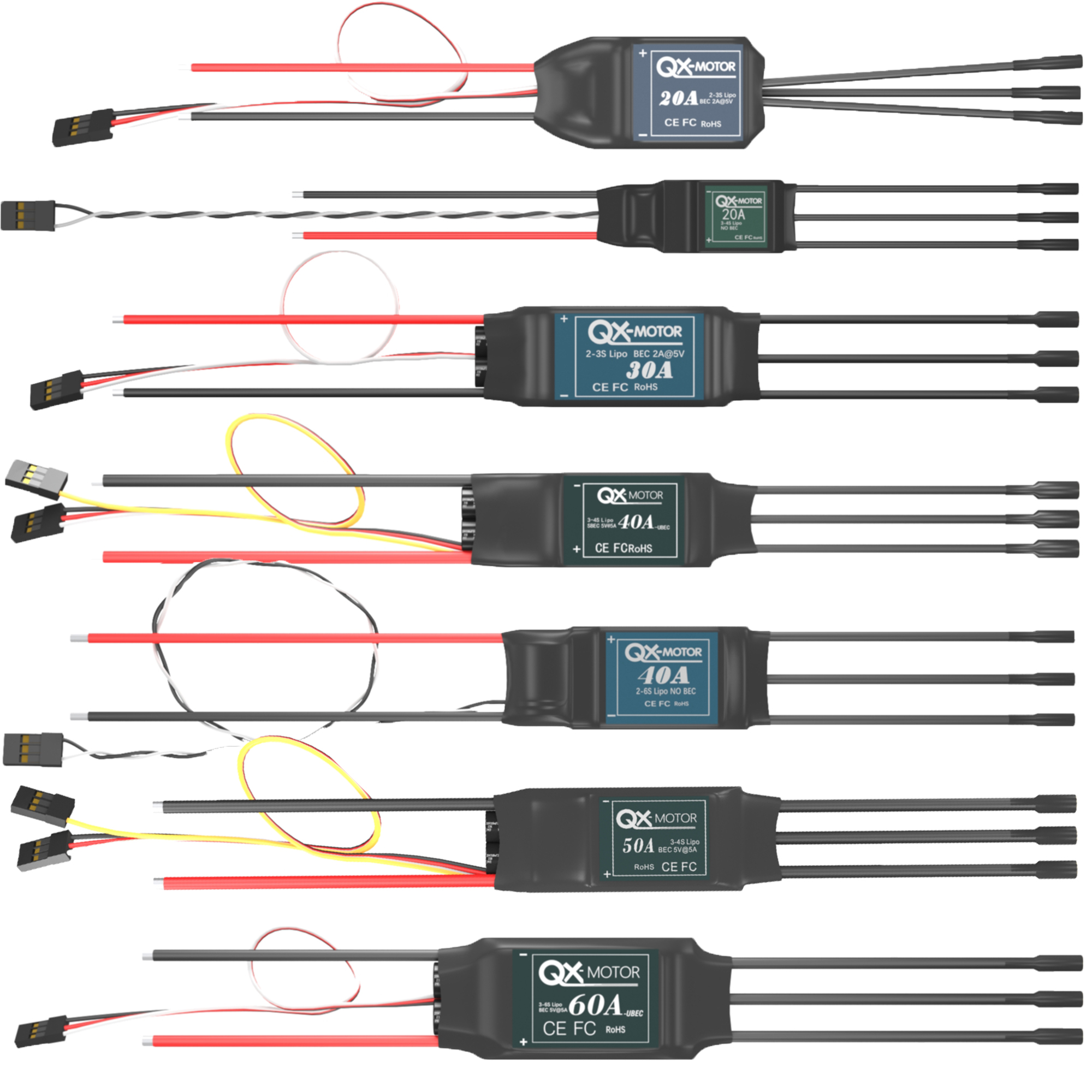 QX-MOTOR Brushless ESC series  - Drone Rc Car ulasan dan harga