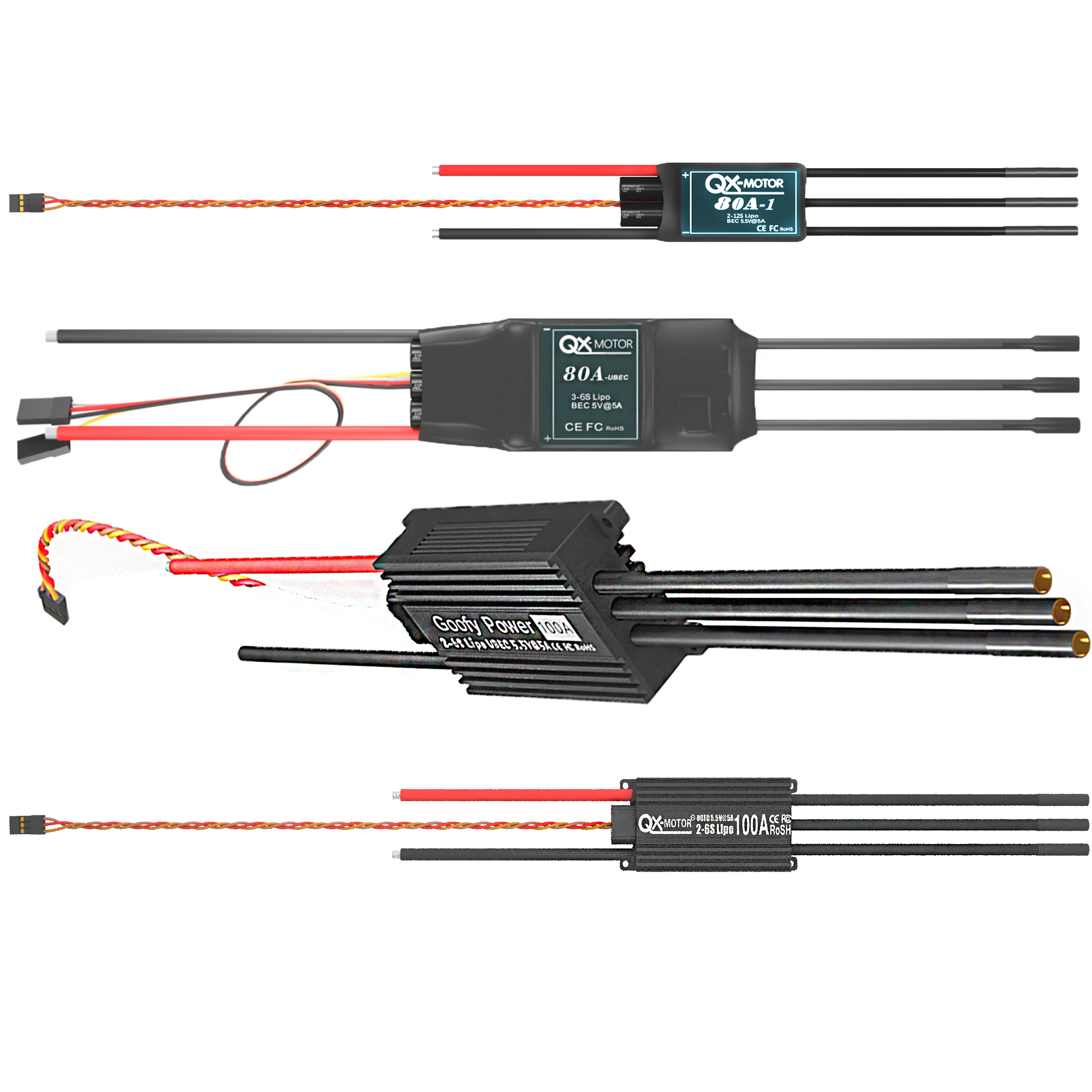 QX-MOTOR Brushless ESC series  - Drone Rc Car ulasan dan harga