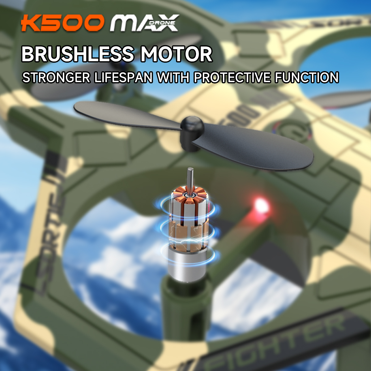 AXNEN K500 MAX RC Plane Fighte - Drone Vera Rc ulasan dan harga