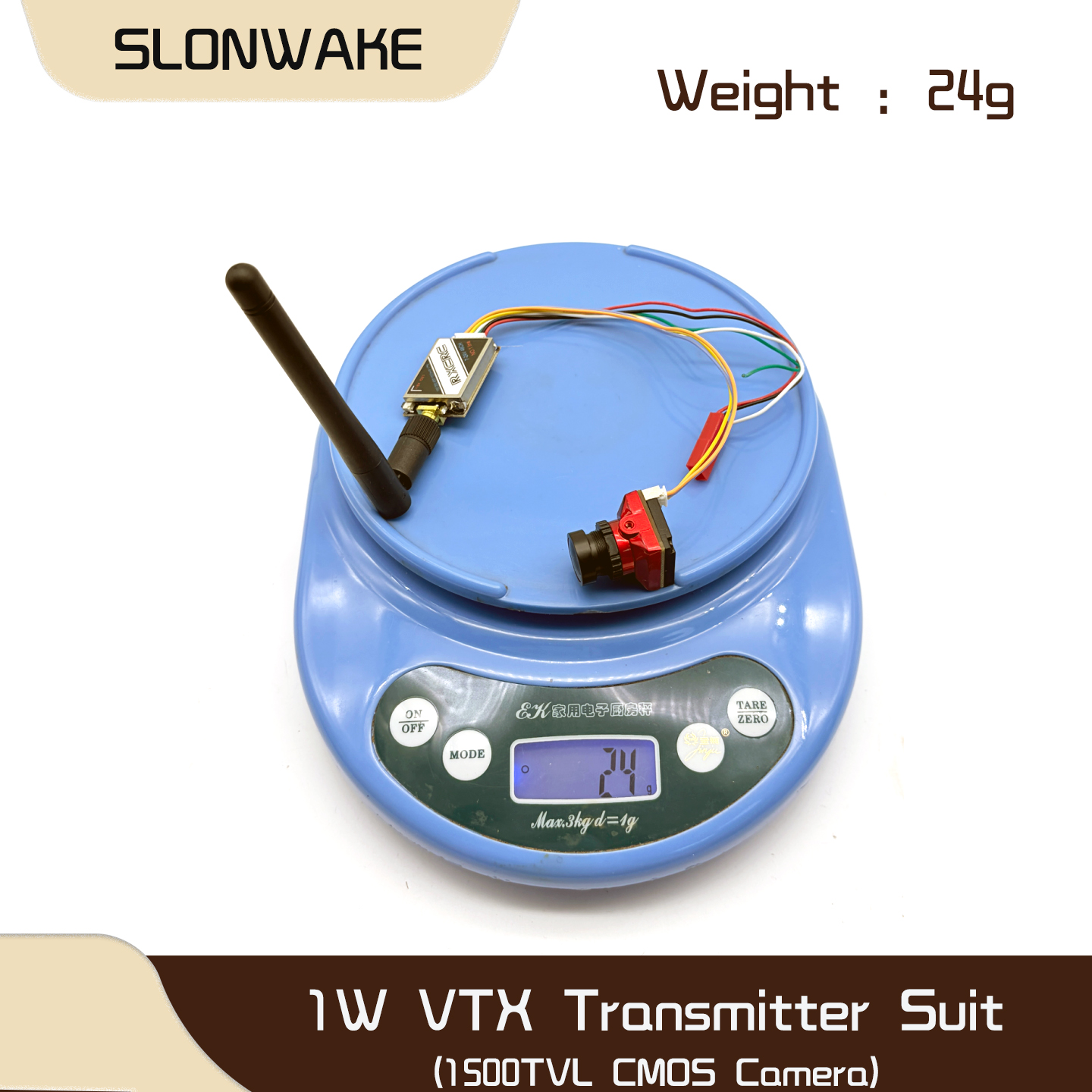 SLONWAKE  5.8G 48CH 1W VTX 100 - Drone Rc Camera ulasan dan harga