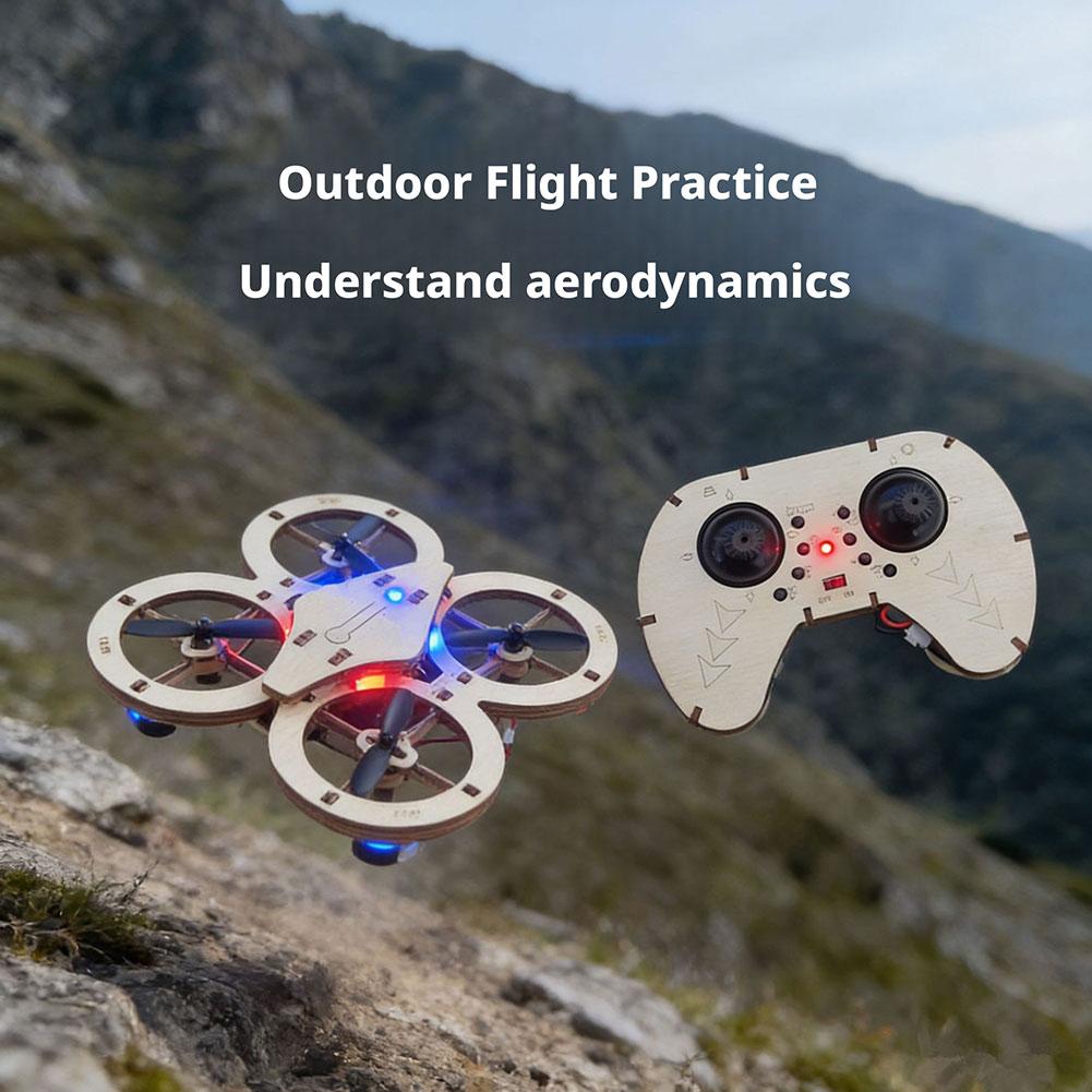 DIY Wooden RC Drone Quadcopter - Drone Vera Rc ulasan dan harga
