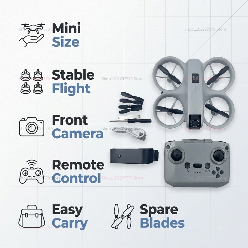Mini Drone with 8K HD Camera F - Drone Vera Rc ulasan dan harga