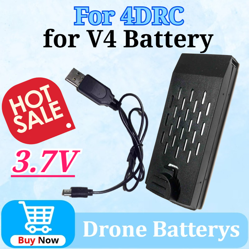 For V4 3.7V Battery charging c - Drone Rc V4 ulasan dan harga