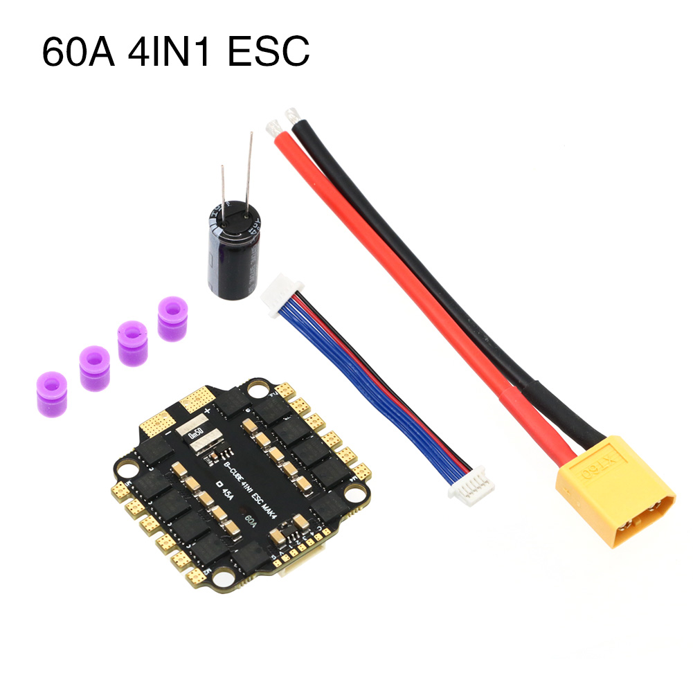 UAngel 4IN1 45A 60A ESC BLHELI - Flight Controller ulasan dan harga