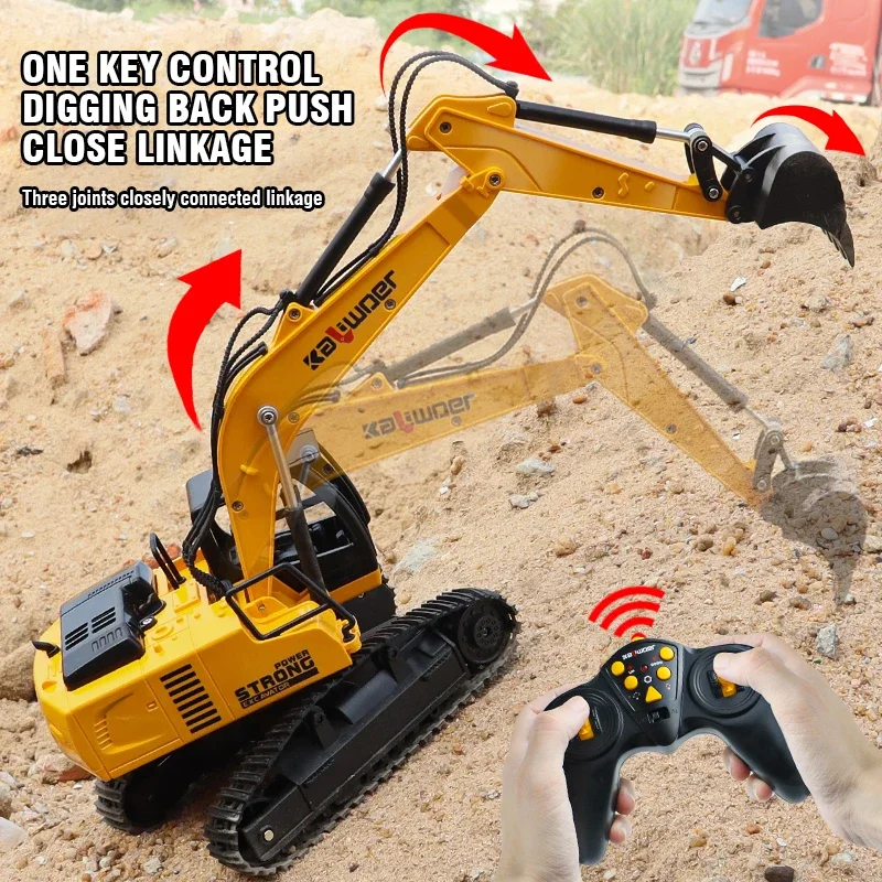 Huina Rc Excavator 1/24 9Ch Re - Drone Vera Rc ulasan dan harga