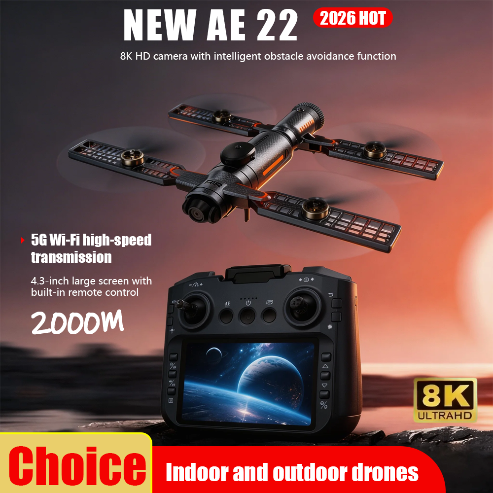 AE22 Mini Drone 8K HD Dual Cam - Drone Rc Controller Price ulasan dan harga