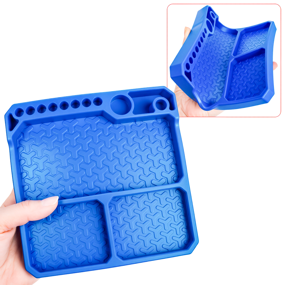 1Pcs Silicone Parts Tray with  - Drone Rc Car ulasan dan harga